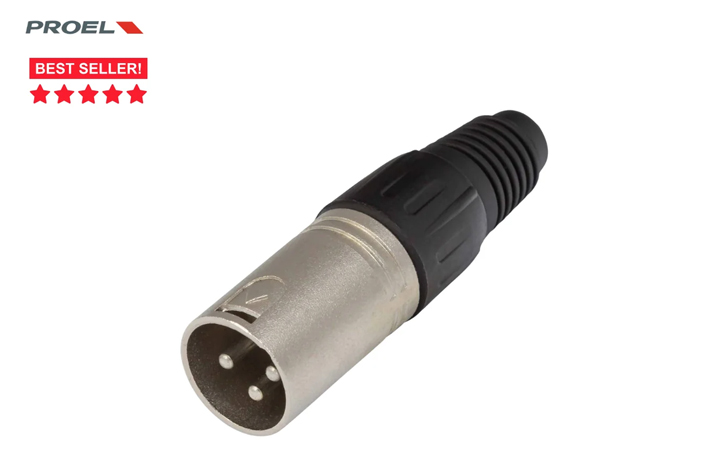 Đầu Jack Canon Đực Proel XLR3MV Đầu Jack Canon Đực Proel XLR3MV