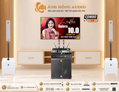 DÀN ÂM THANH KARAOKE GIA ĐÌNH CB10 DÀN ÂM THANH KARAOKE GIA ĐÌNH CB10